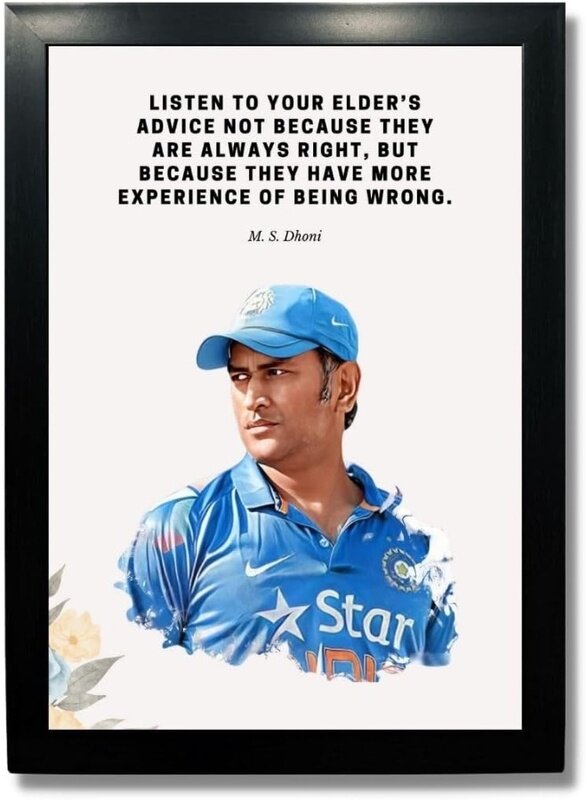 Home Trove Famous Personalities Digital Print with Motivation Quotes - Framed Quotes Poster - 13x10 Inches Synthetic
Home Trove Famous Personalities Digital Print with Motivation Quotes - Framed Quotes Poster - 13x10 Inches Synthetic