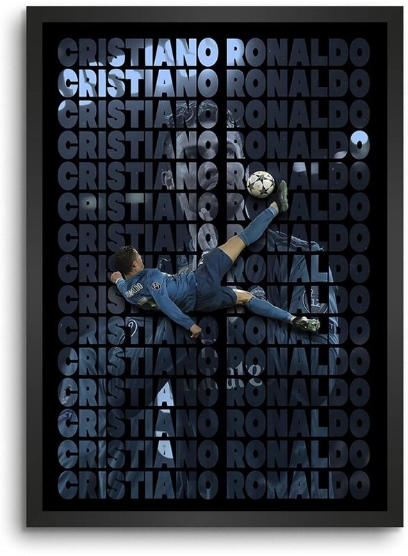 Home Trove Cristiano Ronaldo Best Goal Wall Decoration Art Framed Poster, 8 Inch x 12 Inch, Glass with 0.5 Inch Black Wooden Frame
Home Trove Cristiano Ronaldo Best Goal Wall Decoration Art Framed Poster, 8 Inch x 12 Inch, Glass with 0.5 Inch Black Wooden Frame