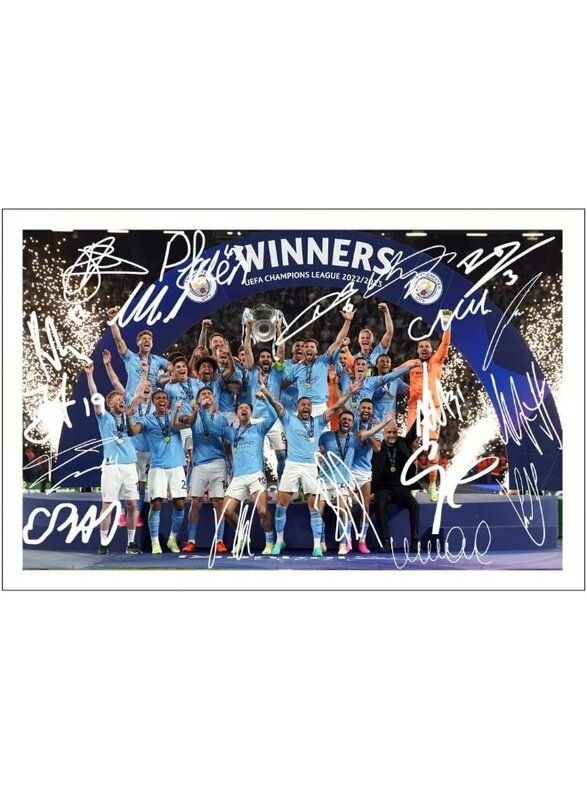 Home Trove Manchester City 2022/23 League Champions League Final Treble Winners Squad Signed 12x8 Inch Photo With Print Pre Printed Signatures Footbal
Home Trove Manchester City 2022/23 League Champions League Final Treble Winners Squad Signed 12x8 Inch Photo With Print Pre Printed Signatures Footbal