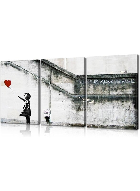 Home Trove 3 Pieces Banksy Canvas Wall Art Colorful Canvas Wall Art Girl w/ Red Balloon Wall Decor Banksy Poster Street Art Canvas Wall Art Pop Art De
Home Trove 3 Pieces Banksy Canvas Wall Art Colorful Canvas Wall Art Girl w/ Red Balloon Wall Decor Banksy Poster Street Art Canvas Wall Art Pop Art De