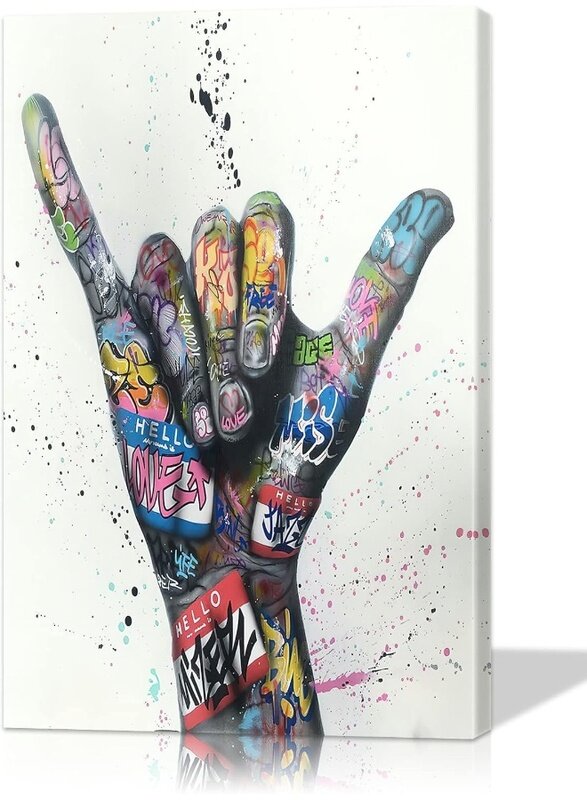 Home Trove Wall Art Colorful Wall Art Shaka Hand Gesture Wall Art Art Colorful Canvas Wall Art Street Art Pop Art Poster Colorful Pictures Canvas for
Home Trove Wall Art Colorful Wall Art Shaka Hand Gesture Wall Art Art Colorful Canvas Wall Art Street Art Pop Art Poster Colorful Pictures Canvas for