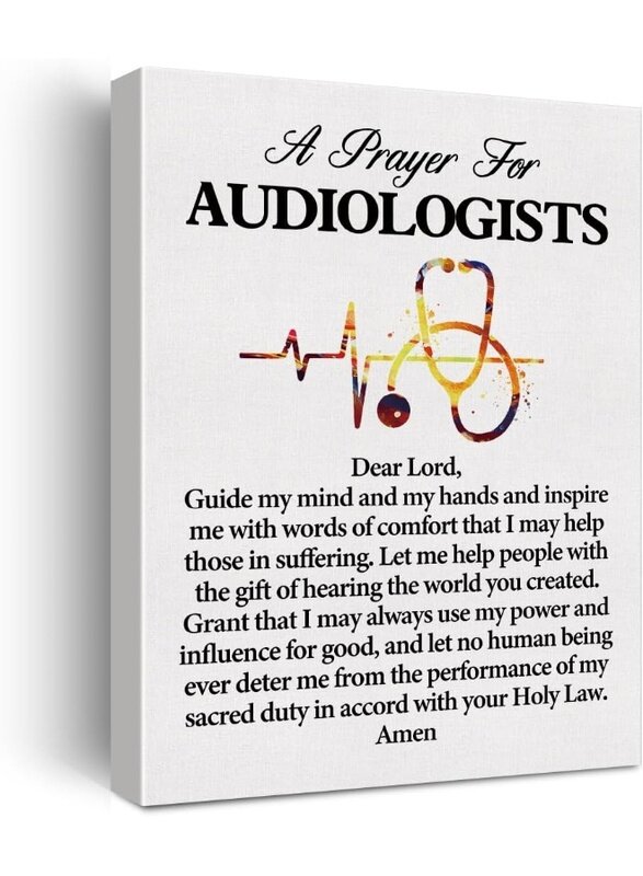 Home Trove a Audiologist's Prayer Quote Poster Canvas Wall Art Wall Decoration for Office Home Decor - Audiologists Canvas Print Wall Art Painting Rea
Home Trove a Audiologist's Prayer Quote Poster Canvas Wall Art Wall Decoration for Office Home Decor - Audiologists Canvas Print Wall Art Painting Rea