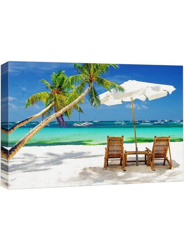 Home Trove wall26 - Tropical Vacation at The Beach - Canvas Art Wall Art - 32" x 48
Home Trove wall26 - Tropical Vacation at The Beach - Canvas Art Wall Art - 32" x 48