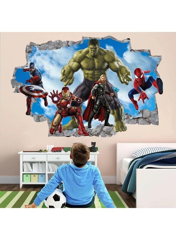 Home Trove Superhero Wall Decal for Kids - Superhero Wall Decor - Waterproof Vinyl Mural Wall Decal for Boys' Room, Peel and Stick Stickers for Kids'
Home Trove Superhero Wall Decal for Kids - Superhero Wall Decor - Waterproof Vinyl Mural Wall Decal for Boys' Room, Peel and Stick Stickers for Kids'