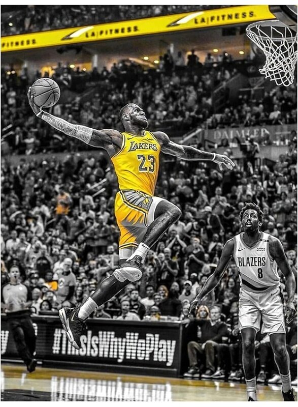 Home Trove Lebron James Wall Art Canvas, Basketball Sports Superstar Theme Canvas Poster, LA Lakers Poster Wall Art Print, Lebron No Frame Artwork Fan
Home Trove Lebron James Wall Art Canvas, Basketball Sports Superstar Theme Canvas Poster, LA Lakers Poster Wall Art Print, Lebron No Frame Artwork Fan