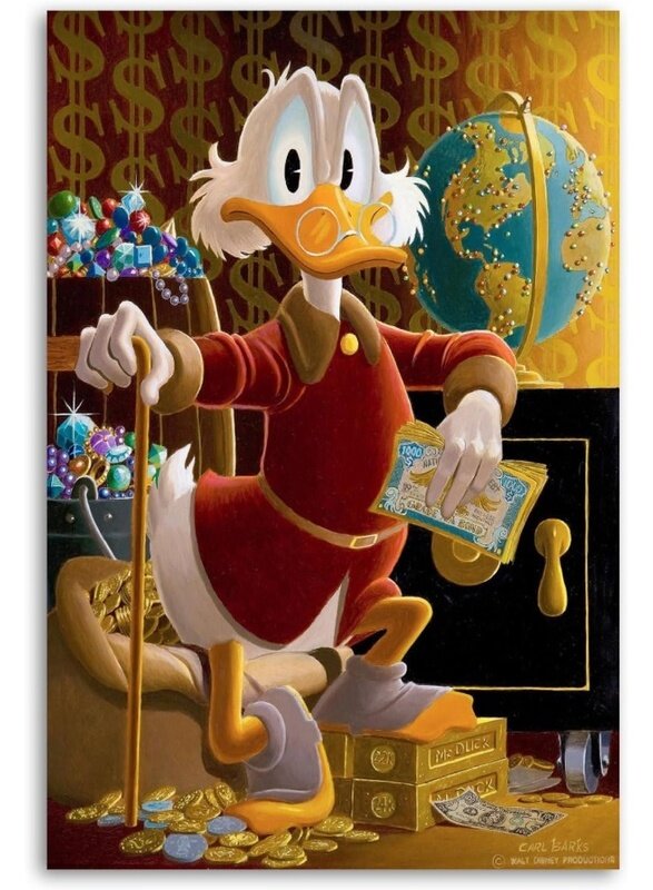 Home Trove Carl Barks Uncle Scrooge Mcduck Poster Decorative Painting Canvas Wall Art Living Room Posters Bedroom Painting 16x24inch(40x60cm)
Home Trove Carl Barks Uncle Scrooge Mcduck Poster Decorative Painting Canvas Wall Art Living Room Posters Bedroom Painting 16x24inch(40x60cm)