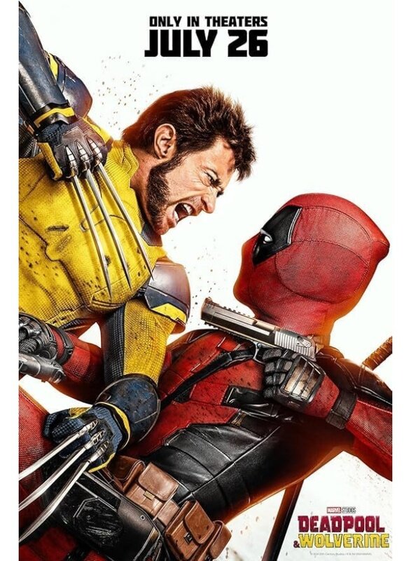 Home Trove Deadpool & Wolverine 2024 Movie Poster - 16x24" Unframed Wall Art for Bedroom Decor, Gift for Boys & Girls (Pack of 1)
Home Trove Deadpool & Wolverine 2024 Movie Poster - 16x24" Unframed Wall Art for Bedroom Decor, Gift for Boys & Girls (Pack of 1)