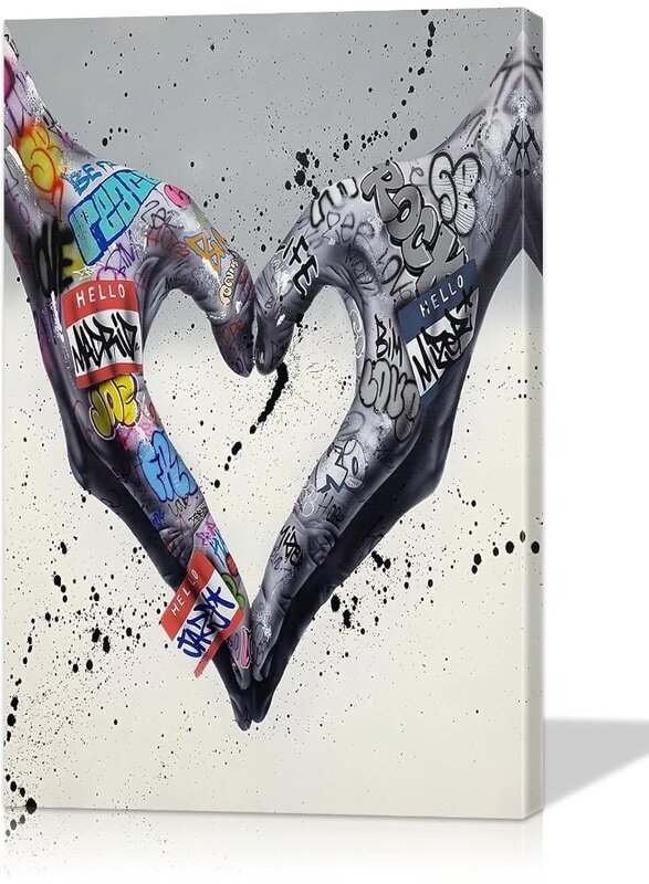 Home Trove Art Wall Decor Art Poster Decor Wall Art Love Bedroom Street Art Colorful Abstract Wall Art Pop Art for Home Decor Ready to Hang (12''Wx18'
Home Trove Art Wall Decor Art Poster Decor Wall Art Love Bedroom Street Art Colorful Abstract Wall Art Pop Art for Home Decor Ready to Hang (12''Wx18'