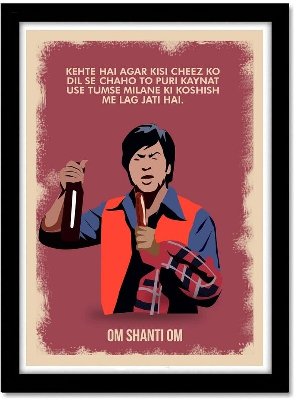 Home Trove Bollywood Movies Om Shanti Om Frame For Room & Office (Framed Poster(10x13inch), red)
Home Trove Bollywood Movies Om Shanti Om Frame For Room & Office (Framed Poster(10x13inch), red)