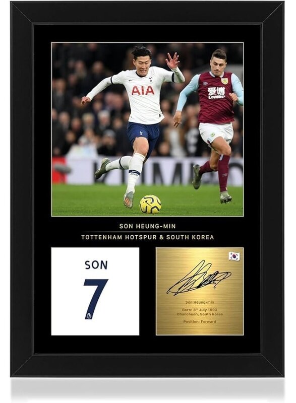 Home Trove Son Heung-min A4 Framed Photo Display - Reproduced Digital Signature - Gift For Spurs Fans
Home Trove Son Heung-min A4 Framed Photo Display - Reproduced Digital Signature - Gift For Spurs Fans