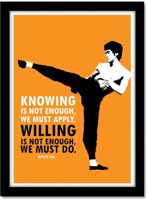 Home Trove Bruce Lee Pop Art Poster Framed For room & office (10 Inch X 13 Inch framed) Multi color
Home Trove Bruce Lee Pop Art Poster Framed For room & office (10 Inch X 13 Inch framed) Multi color