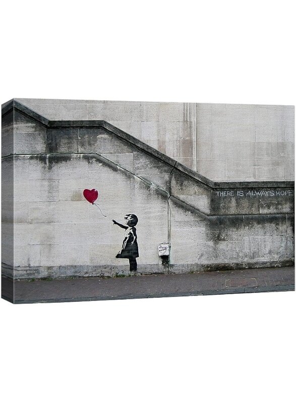 Home Trove There is Always Hope Balloon Girl By Banksy Canvas Prints Wall Art Canvas Wrap 30cm x 46cm
Home Trove There is Always Hope Balloon Girl By Banksy Canvas Prints Wall Art Canvas Wrap 30cm x 46cm
