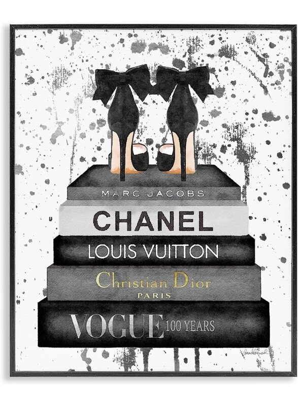 Home Trove Fashion Book Stack Grey Bow Pump Heels Ink Oversized Framed Giclee Texturized Art
Home Trove Fashion Book Stack Grey Bow Pump Heels Ink Oversized Framed Giclee Texturized Art