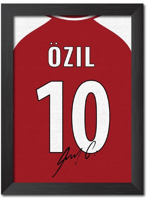Home Trove Mesut Ozil Poster Frame Arsenal Jersey Laminated Photo Print with Signature Framed Painting with Matt Finish Black Texture (12 inches x 9 i
Home Trove Mesut Ozil Poster Frame Arsenal Jersey Laminated Photo Print with Signature Framed Painting with Matt Finish Black Texture (12 inches x 9 i