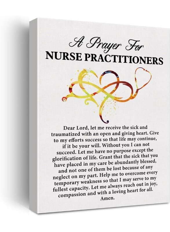 Home Trove a Nurse Practitioner's Prayer Quote Poster Canvas Wall Art for Office Home Decor
Home Trove a Nurse Practitioner's Prayer Quote Poster Canvas Wall Art for Office Home Decor