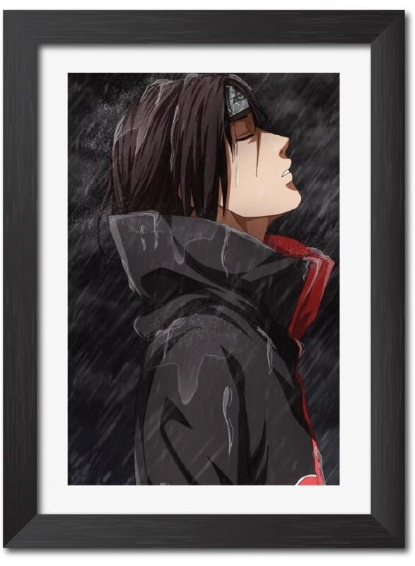 Home Trove Itachi Uchiha Posters Naruto Anime Laminated Posters Framed Paintings with Matt Finish Black Frame (12inches x 9inches)
Home Trove Itachi Uchiha Posters Naruto Anime Laminated Posters Framed Paintings with Matt Finish Black Frame (12inches x 9inches)
