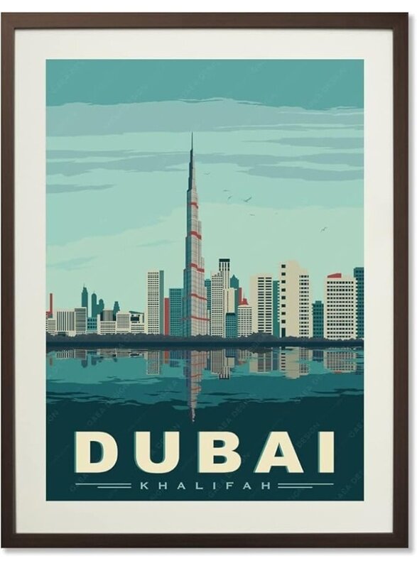 Home Trove Burj Khalifa Dubai Landscape Vintage Travel Poster - Retro Art Print on Canvas for Home Decor, Stress-Relieving Scenic Wall Art (45L x 30W
Home Trove Burj Khalifa Dubai Landscape Vintage Travel Poster - Retro Art Print on Canvas for Home Decor, Stress-Relieving Scenic Wall Art (45L x 30W