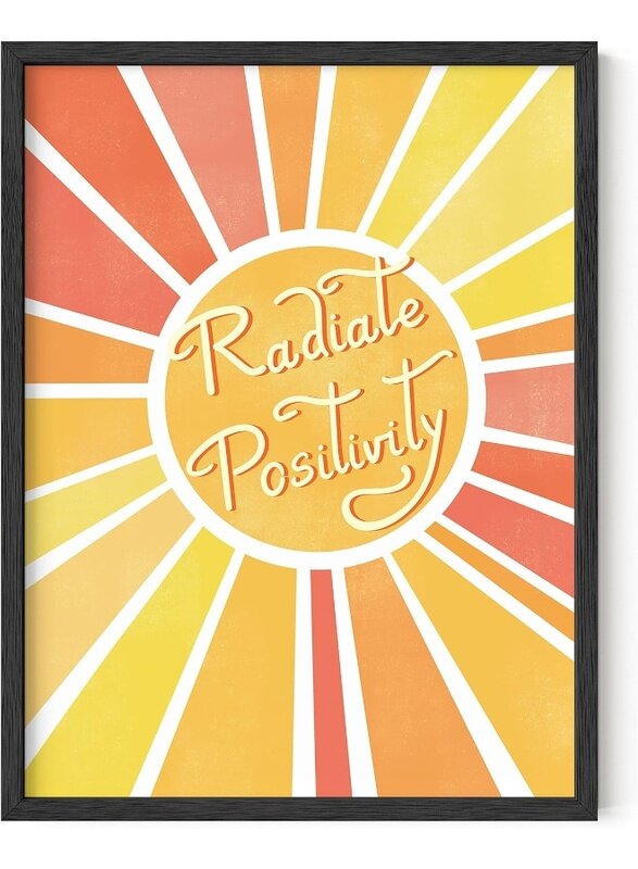 Home Trove Radiate Positivity Poster, Inspirational Wall Art for Kids, Girls Bedroom Decor, Cute Motivational Poster, Teen Room & Classroom Aesthetic
Home Trove Radiate Positivity Poster, Inspirational Wall Art for Kids, Girls Bedroom Decor, Cute Motivational Poster, Teen Room & Classroom Aesthetic