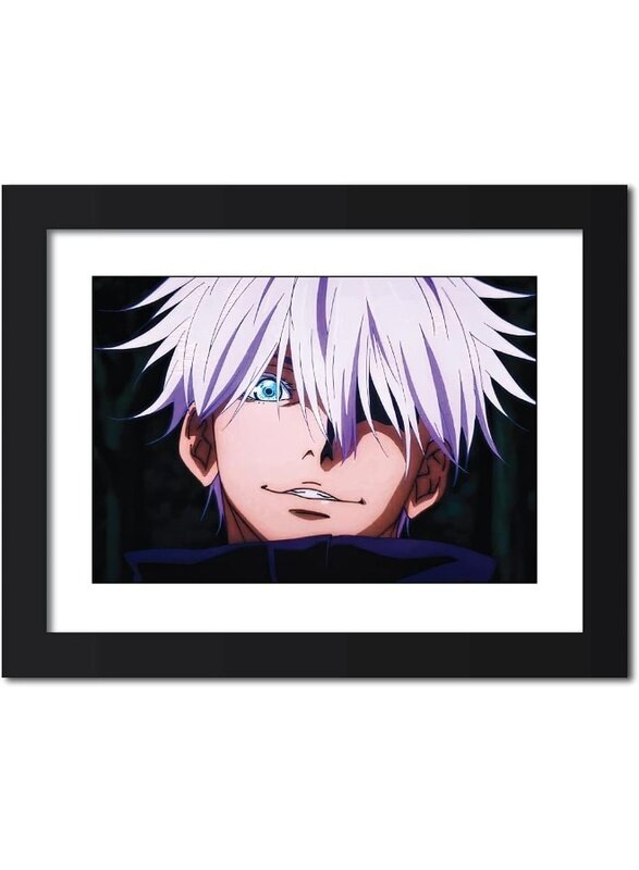 Home Trove Satoru Gojo Poster Jujutsu Kaisen Anime Laminated Poster Framed Paintings with Matt Finish Black Frame (12inches x 9inches)
Home Trove Satoru Gojo Poster Jujutsu Kaisen Anime Laminated Poster Framed Paintings with Matt Finish Black Frame (12inches x 9inches)