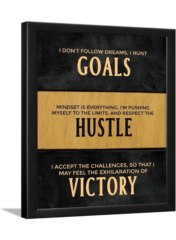Home Trove Goals Quotes Poster Frame, Hustle wall framed poster, Motivational Quotes Victory frames for Office, Home, Student (11 X 14 Inches)
Home Trove Goals Quotes Poster Frame, Hustle wall framed poster, Motivational Quotes Victory frames for Office, Home, Student (11 X 14 Inches)