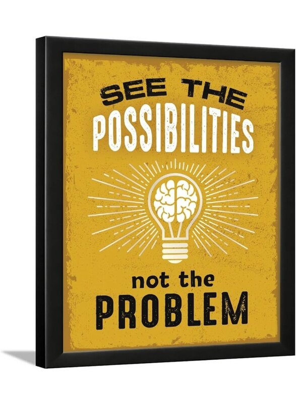 Home Trove See The Possibility Not The Problem, Motivational Poster for OFFICE, STUDY ROOM, STUDENT, ENTREPRENEUR, CLASSROOM & HOME , Positive Motiva
Home Trove See The Possibility Not The Problem, Motivational Poster for OFFICE, STUDY ROOM, STUDENT, ENTREPRENEUR, CLASSROOM & HOME , Positive Motiva