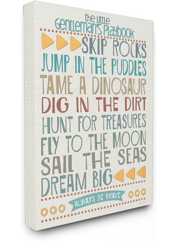Home Trove Typography Plaque, The Little Gentleman's Playbook Canvas Wall Art, 30 x 40, Design By Artist Jo Moulton
Home Trove Typography Plaque, The Little Gentleman's Playbook Canvas Wall Art, 30 x 40, Design By Artist Jo Moulton