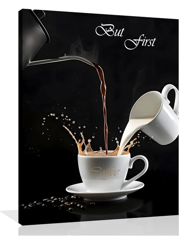 Home Trove Coffee Canvas Wall Art Coffee Bar Wall Art Coffee Bar Signs for Wall But First Coffee Sign Pictures Coffee Poster Kitchen Coffee Painting f
Home Trove Coffee Canvas Wall Art Coffee Bar Wall Art Coffee Bar Signs for Wall But First Coffee Sign Pictures Coffee Poster Kitchen Coffee Painting f