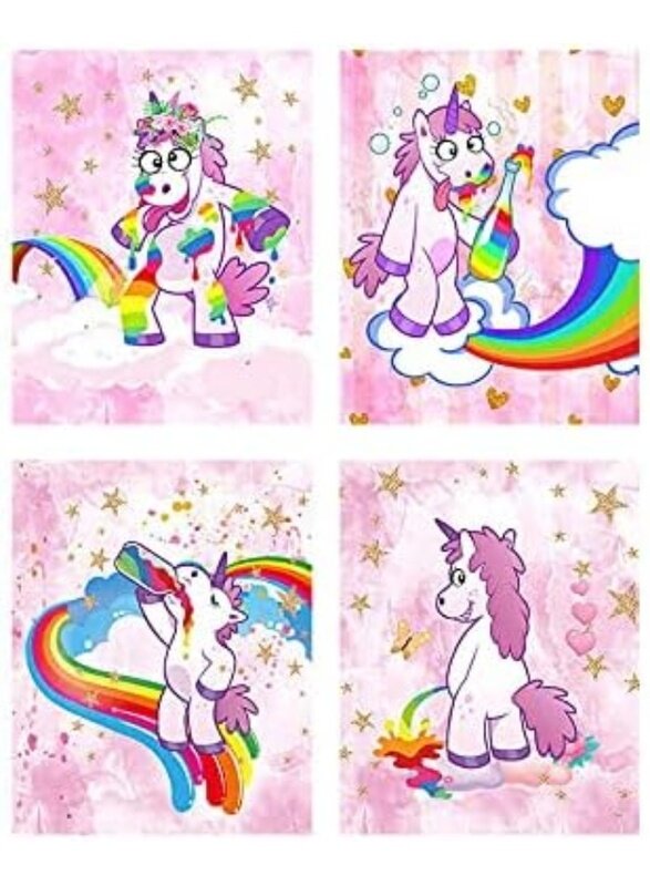 Home Trove Lovely Unicorn Bedroom Decor for Girls, Unicorn Poster, 4 Designs 8x10", Girls Room Decor, Unicorn Wall Decor, Kids Room Decor, Girls Room
Home Trove Lovely Unicorn Bedroom Decor for Girls, Unicorn Poster, 4 Designs 8x10", Girls Room Decor, Unicorn Wall Decor, Kids Room Decor, Girls Room