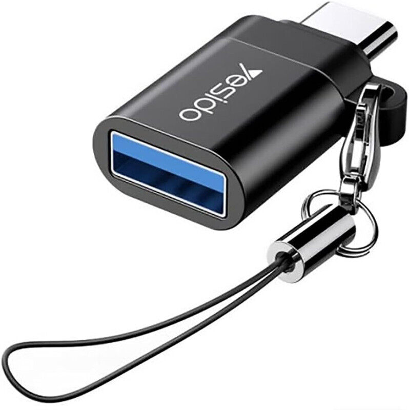 Yesido GS06 Super Fast Type-C Data Transmission OTG Cable, USB Type-C Male to USB 3.0 for Smartphones/Tablets , Black
Yesido GS06 Super Fast Type-C Data Transmission OTG Cable, USB Type-C Male to USB 3.0 for Smartphones/Tablets , Black