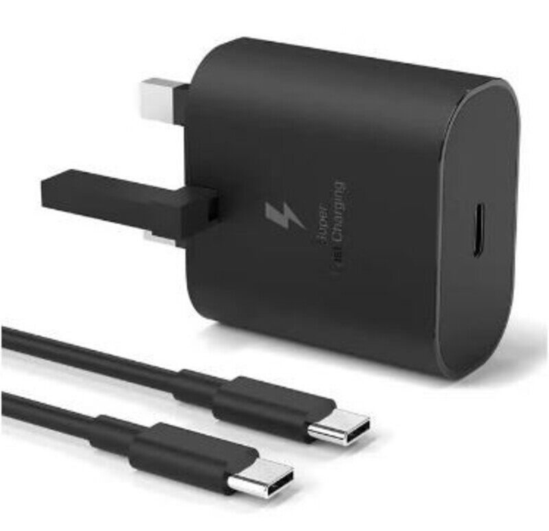 Generic 25W PD Fast Charger Adapter, USB C Plug and Cable for Samsung Galaxy S21, S21 FE, S21 Ultra, S22, S23, S23+, S20, Z Flip 4, Z Fold 4, A13, A33, A53
Generic 25W PD Fast Charger Adapter, USB C Plug and Cable for Samsung Galaxy S21, S21 FE, S21 Ultra, S22, S23, S23+, S20, Z Flip 4, Z Fold 4, A13, A33, A53