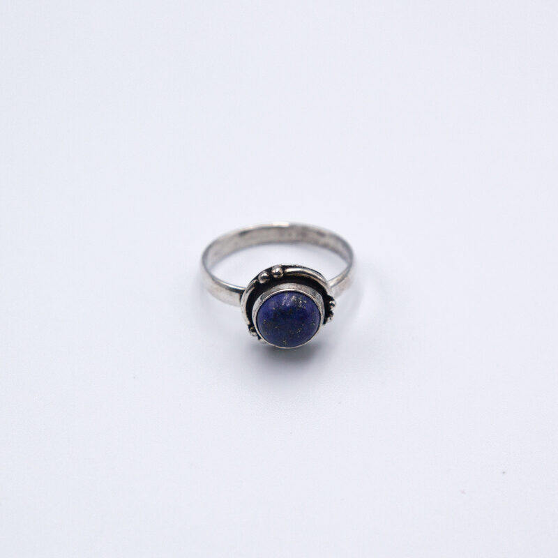 Generic Natural Lapis Lazuli Crystal Ring with 925 Pure Silver Unisex, Blue/Silver
Generic Natural Lapis Lazuli Crystal Ring with 925 Pure Silver Unisex, Blue/Silver