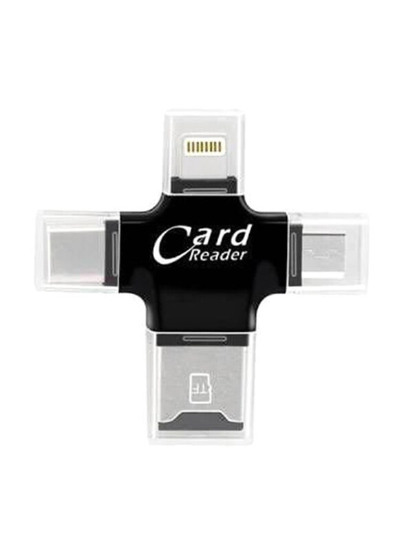 Generic 4 In 1 Micro SD Card Reader for Apple iPhone Ios/Android Usb2.0, Multicolour
Generic 4 In 1 Micro SD Card Reader for Apple iPhone Ios/Android Usb2.0, Multicolour