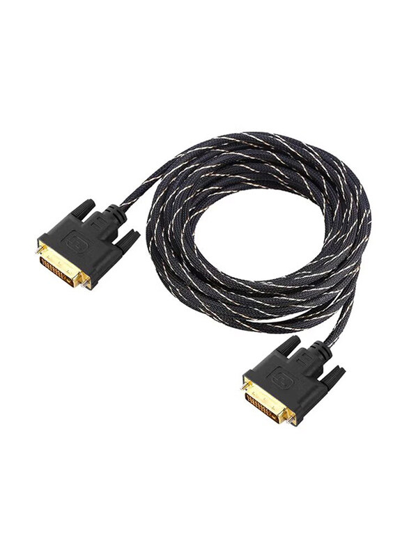 Generic 5 Meters 24-Pin DVI Male to Male Adapter Audio Line Converter Cable, Black
Generic 5 Meters 24-Pin DVI Male to Male Adapter Audio Line Converter Cable, Black