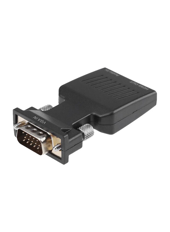 Generic Portable VGA Male Port Converter Adapter, HDMI Female to VGA Male, Black
Generic Portable VGA Male Port Converter Adapter, HDMI Female to VGA Male, Black