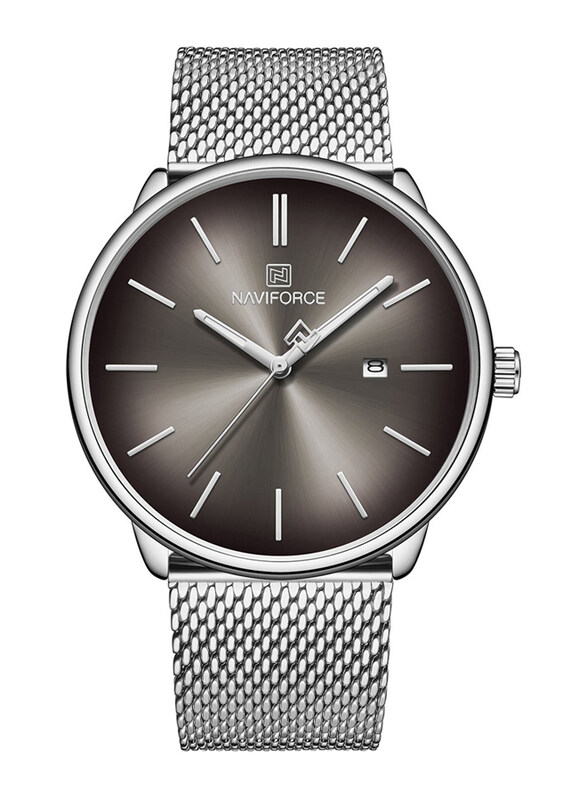 Naviforce Analog Watch for Men with Stainless Steel Band, NF3012G S/B, Black-Silver
Naviforce Analog Watch for Men with Stainless Steel Band, NF3012G S/B, Black-Silver