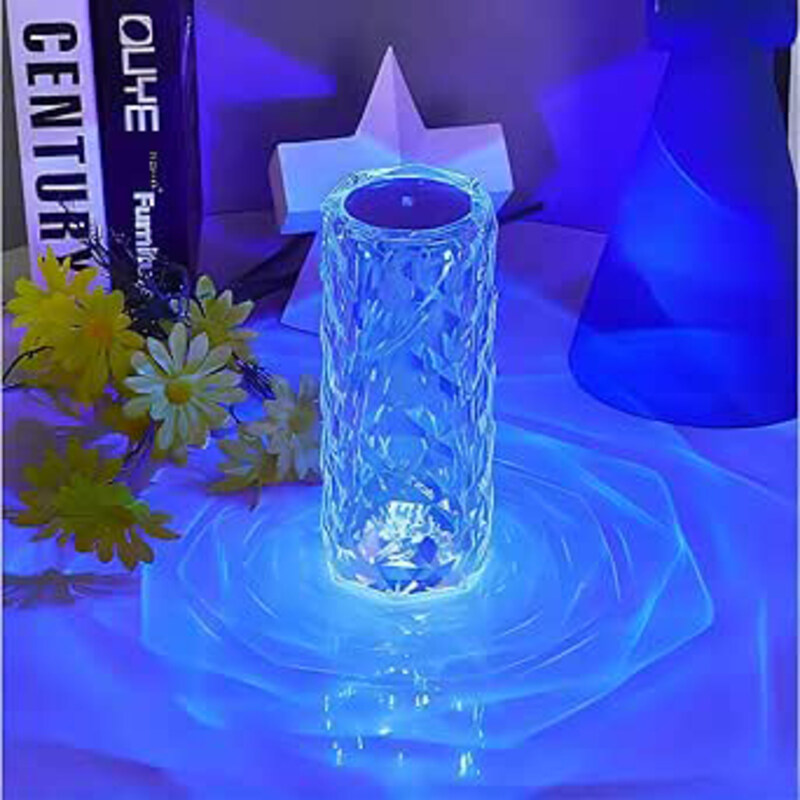 Desniltol 16 Colour Changing Crystal Diamond Table Lamp Led Touch Night Light Romantic Rose Acrylic Bedside Lamp with USB Port, Clear
Desniltol 16 Colour Changing Crystal Diamond Table Lamp Led Touch Night Light Romantic Rose Acrylic Bedside Lamp with USB Port, Clear