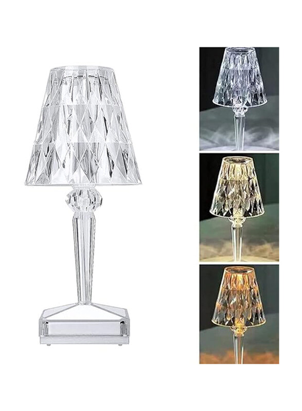 Generic Crystal Touch Control Small Table Lamp-3 Colour Changing Decorative Lighting Led Atmosphere Desk Lights, Clear
Generic Crystal Touch Control Small Table Lamp-3 Colour Changing Decorative Lighting Led Atmosphere Desk Lights, Clear