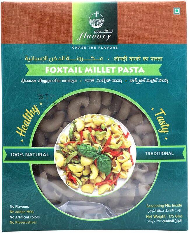 Flavory Foxtail Millet Pasta, Healthy Yet Easy to Prepare, Gluten-Free & Nutrient-Rich, High in Fiber & Protein, 180g
Flavory Foxtail Millet Pasta, Healthy Yet Easy to Prepare, Gluten-Free & Nutrient-Rich, High in Fiber & Protein, 180g