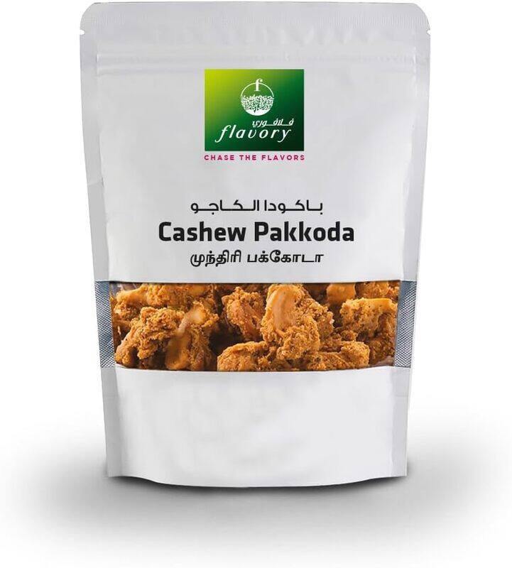Flavory Cashew Pakkoda (South Indian Savory Snack), Crispy Snack Made with Cashews, Gram Flour & Spices, 100g
Flavory Cashew Pakkoda (South Indian Savory Snack), Crispy Snack Made with Cashews, Gram Flour & Spices, 100g