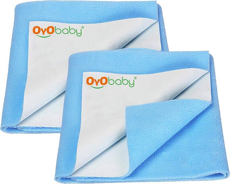 OYO BABY Toddler Baby Bed Sheet with Water Resistant and Easily Washable Dry Sheet, Soft and Fleece Baby Bed Sheet for Toddler Kids, Large Size 140 X
OYO BABY Toddler Baby Bed Sheet with Water Resistant and Easily Washable Dry Sheet, Soft and Fleece Baby Bed Sheet for Toddler Kids, Large Size 140 X