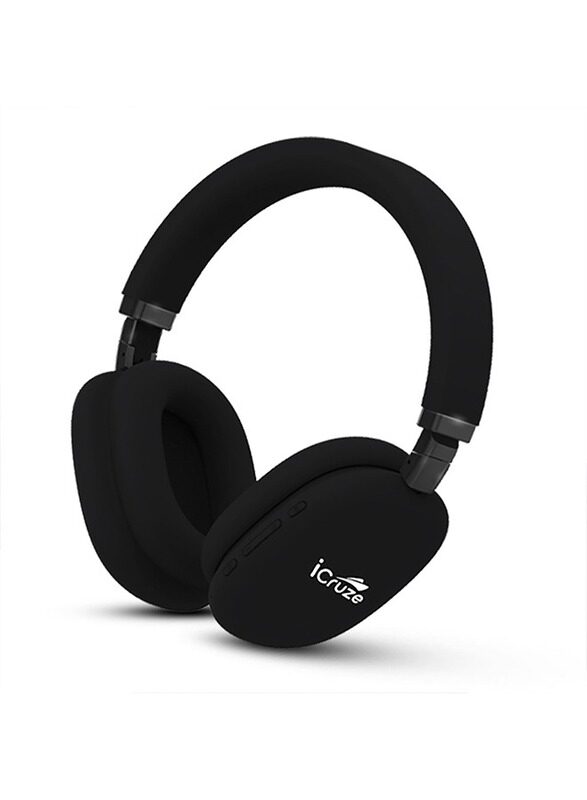 iCruze Comfy Headphones with Deep Bass, Noise Cancellation, Bluetooth 5.1, 6 Hours of Playtime, IPX6 - Black
iCruze Comfy Headphones with Deep Bass, Noise Cancellation, Bluetooth 5.1, 6 Hours of Playtime, IPX6 - Black