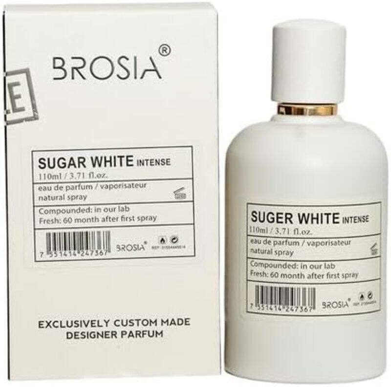 Brosia Suger White Intense EDP Perfume 100ml for Men Spicy & Woody Perfume with White Pepper, Nutmeg & White Cedar Long-Lasting Eau de Parfum
Brosia Suger White Intense EDP Perfume 100ml for Men Spicy & Woody Perfume with White Pepper, Nutmeg & White Cedar Long-Lasting Eau de Parfum