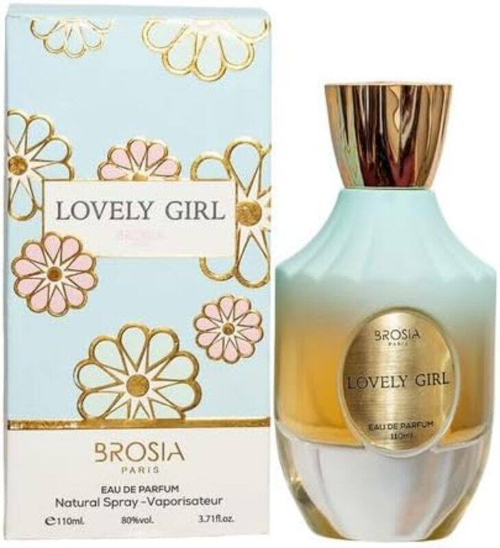 Brosia Lovely Girl EDP Perfume 110ml for Women Floral Fruity Perfume with Mandarin, Rose, Patchouli & Tonka Bean Long-Lasting Eau de Parfum
Brosia Lovely Girl EDP Perfume 110ml for Women Floral Fruity Perfume with Mandarin, Rose, Patchouli & Tonka Bean Long-Lasting Eau de Parfum