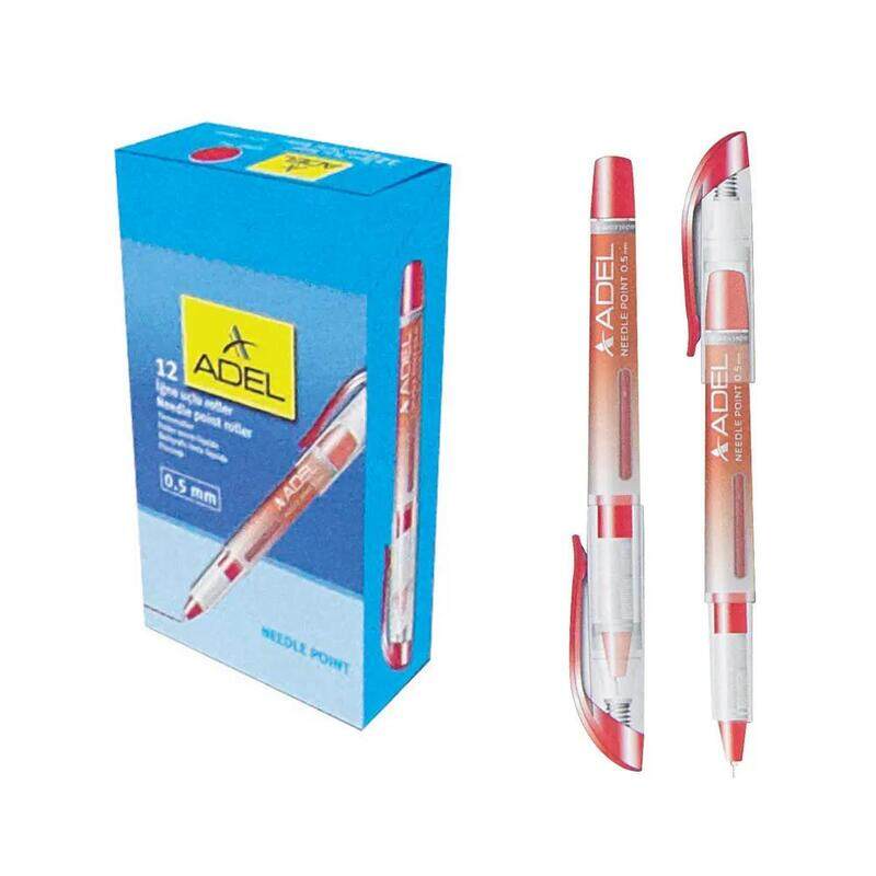Generic Adel Needle Point Roller Pen 0.5 mm tip, Red Color, Pack of 12 Pcs - ALBN-103021
Generic Adel Needle Point Roller Pen 0.5 mm tip, Red Color, Pack of 12 Pcs - ALBN-103021
