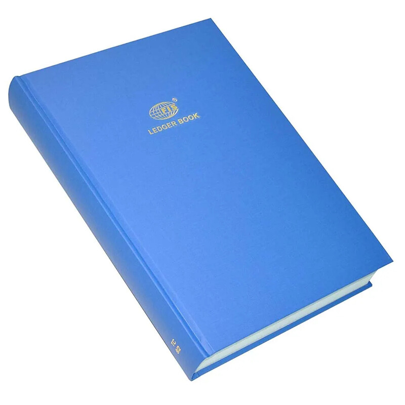 Generic FIS Ledger Book, Azure Laid Ledger Paper, FS (210 x 330 mm) Size, 6 Quire - FSACLTC6Q82
Generic FIS Ledger Book, Azure Laid Ledger Paper, FS (210 x 330 mm) Size, 6 Quire - FSACLTC6Q82