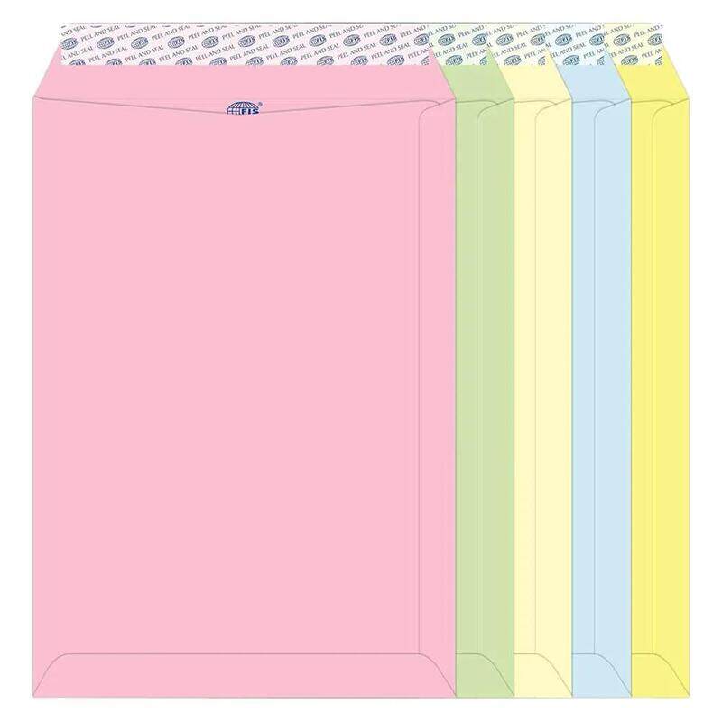 Generic FIS Color Envelopes Peel & Seal, Neon Colors, Pack of 50 Pcs. 5 Asst Color, C4 (324 x 229 mm), 80 GSM - FSEC8027P5B50
Generic FIS Color Envelopes Peel & Seal, Neon Colors, Pack of 50 Pcs. 5 Asst Color, C4 (324 x 229 mm), 80 GSM - FSEC8027P5B50