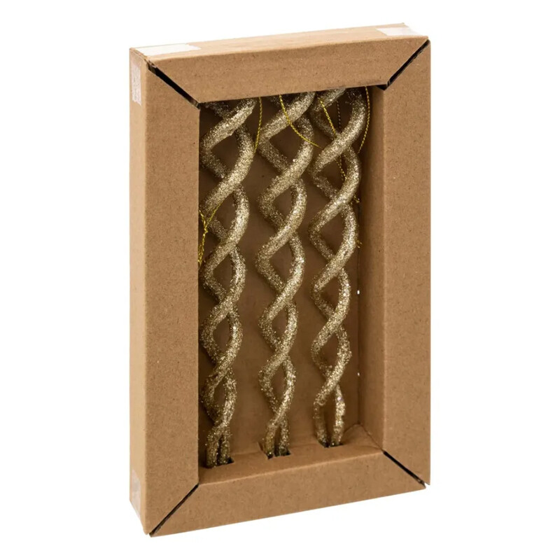Generic Christmas Atmosphera Spiral Stalactite Tree Ornament Set (4 Pc., 2 x 2 x 20 cm, Gold)
Generic Christmas Atmosphera Spiral Stalactite Tree Ornament Set (4 Pc., 2 x 2 x 20 cm, Gold)