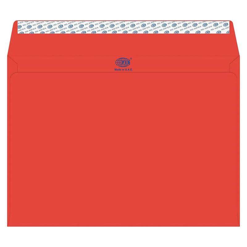 Generic FIS Color Envelopes Peel & Seal, Neon Colors, Pack of 50 Pcs. Red Color, C4 (229 x 324 mm), 80 GSM - FSEC8042PBRE50
Generic FIS Color Envelopes Peel & Seal, Neon Colors, Pack of 50 Pcs. Red Color, C4 (229 x 324 mm), 80 GSM - FSEC8042PBRE50