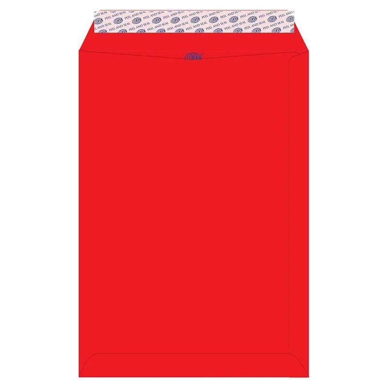 Generic FIS Color Envelopes Peel & Seal, Neon Colors, Pack of 50 Pcs. Red Color, C4 (324 x 229 mm), 80 GSM - FSEC8027PBRE50
Generic FIS Color Envelopes Peel & Seal, Neon Colors, Pack of 50 Pcs. Red Color, C4 (324 x 229 mm), 80 GSM - FSEC8027PBRE50