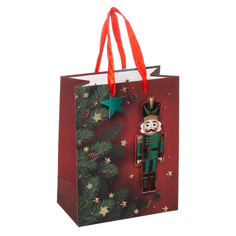 Generic Christmas Atmosphera Christmas Eve Paper Nutcracker Gift Bag (17.8 x 9.8 x 22.9 cm)
Generic Christmas Atmosphera Christmas Eve Paper Nutcracker Gift Bag (17.8 x 9.8 x 22.9 cm)